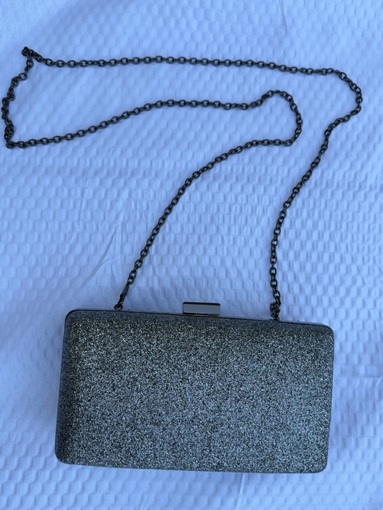 Natasha Couture Handbags - NATASHA Gunmetal Gray Swarovski Crystals Embellished Crossbody Evening Bag
